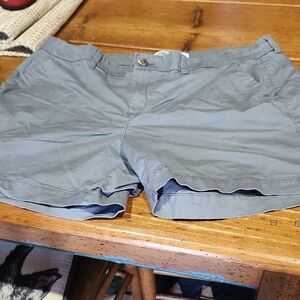 Old Navy Women's Gray Flat Front Shorts